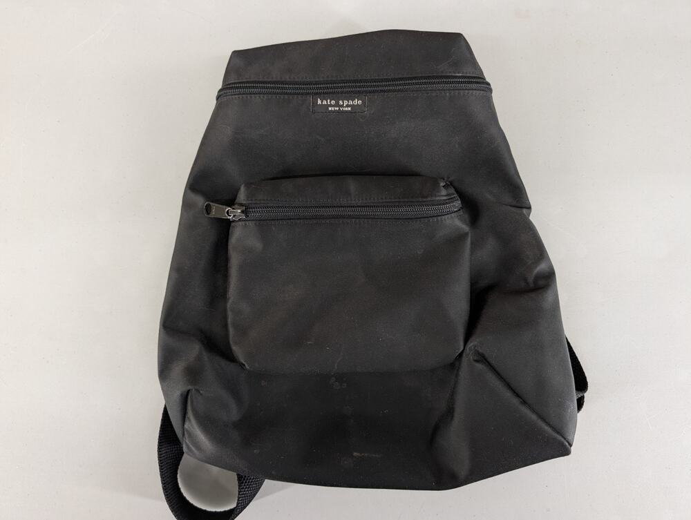 Kate Spade Black Nylon Backpack Day Pack Small